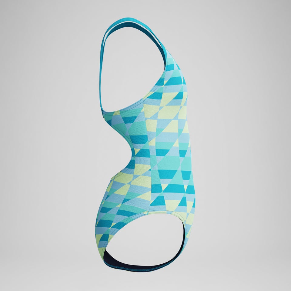 Maillot de bain Fille Splashback imprimé bleu