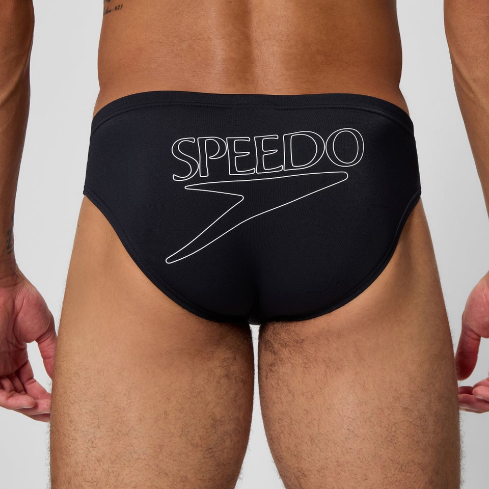 Men's Endurance+ Logo 6cm Brief Black