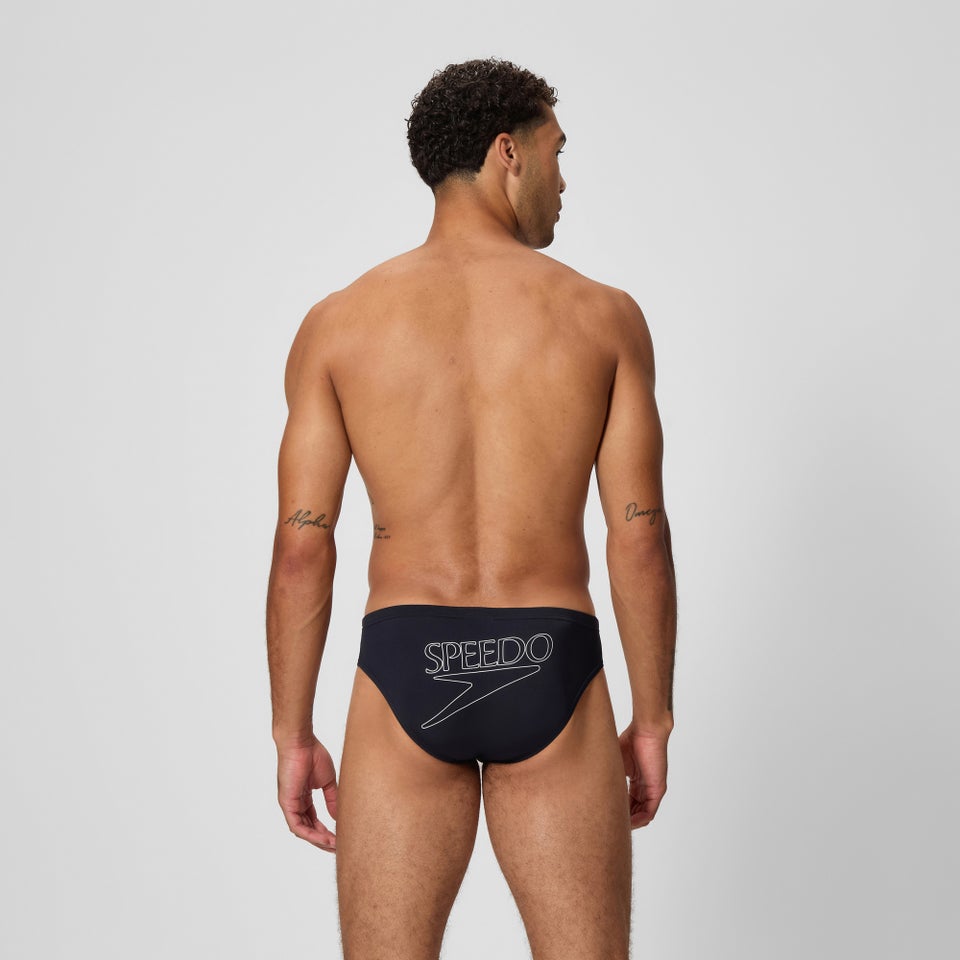 Men's Endurance+ Logo 6cm Brief Black
