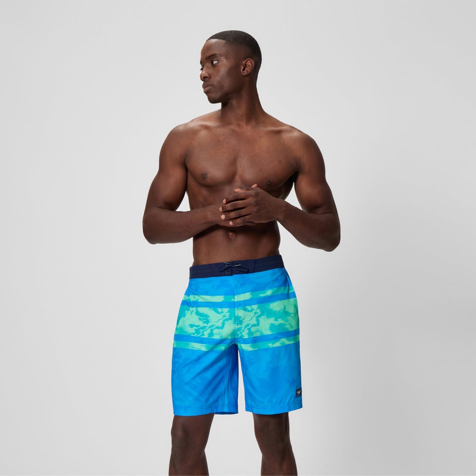 Men's Bondi Print 20" Boardshorts Navy/Blue