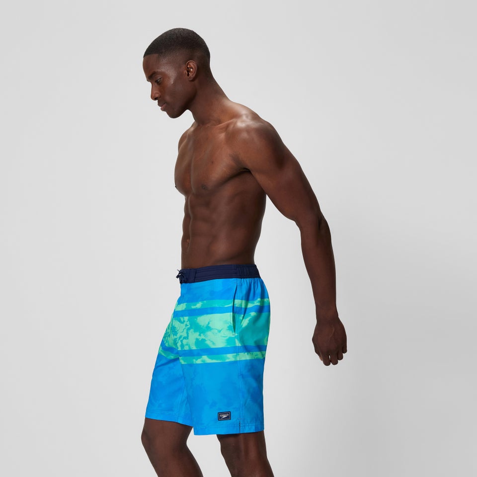 Men's Bondi Print 20" Boardshorts Navy/Blue