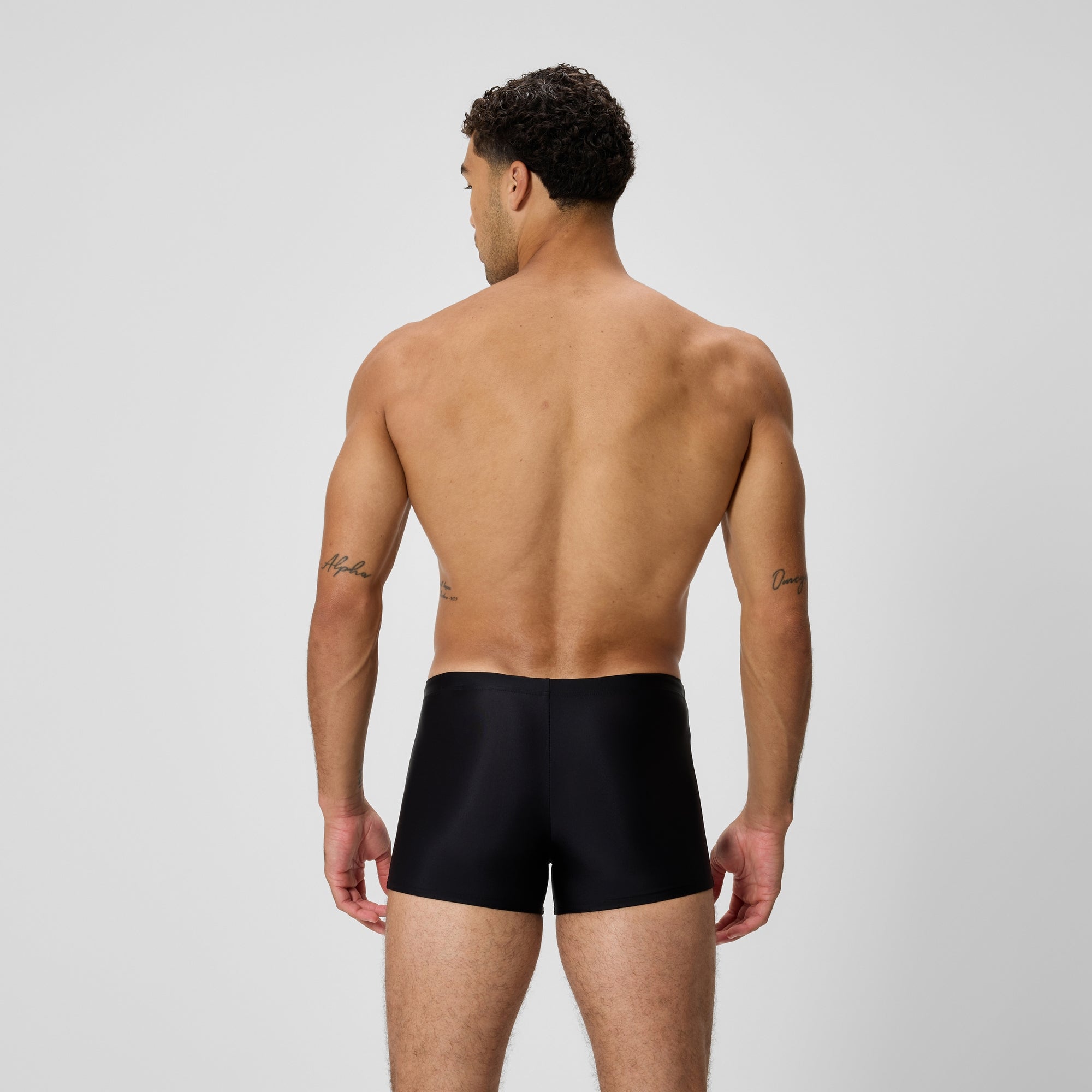 Men's Medley Logo Square Leg Gray/Black | Speedo USA