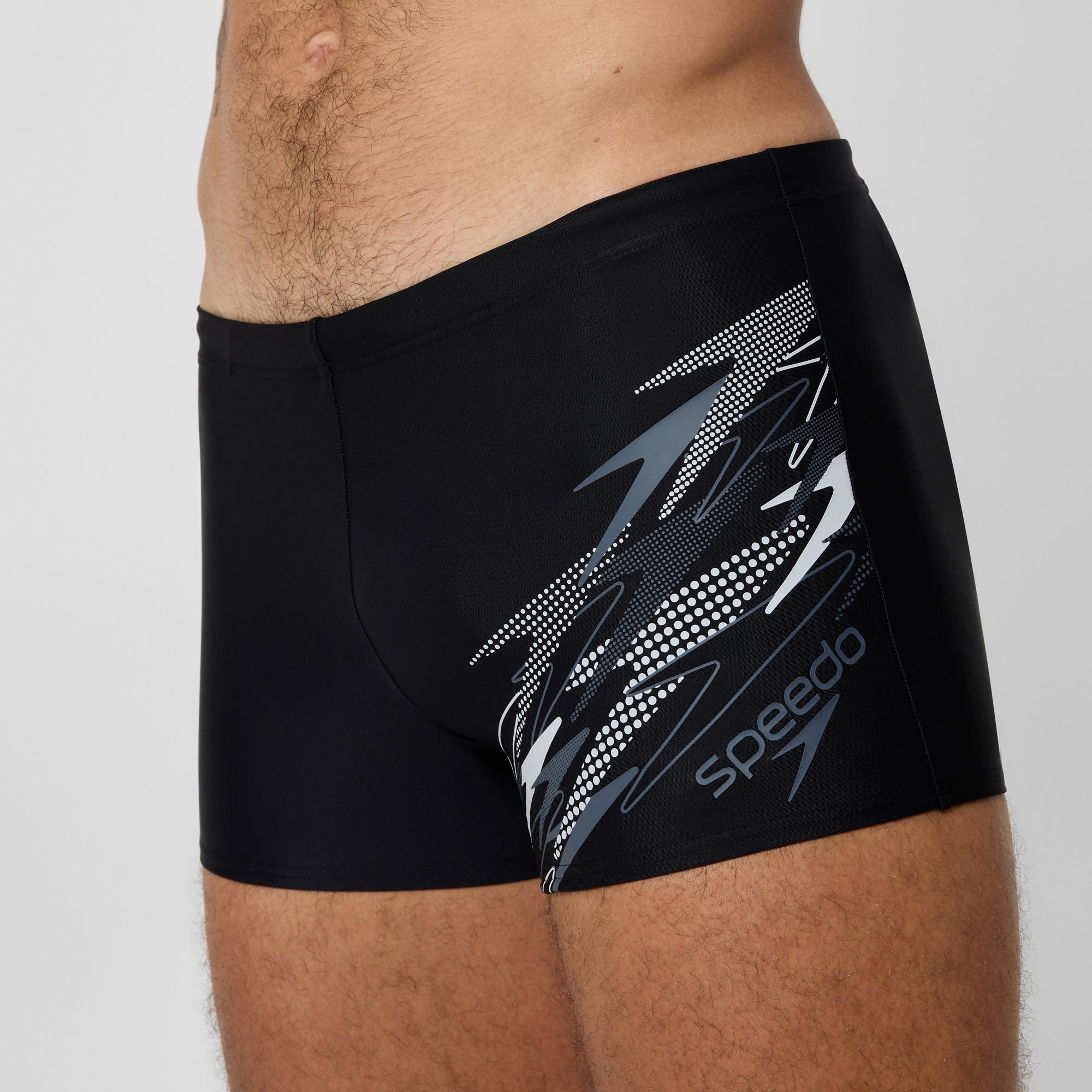 Men's Medley Logo Square Leg Gray/Black | Speedo USA