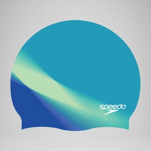 Erwachsene Silikon-Badekappe Blau