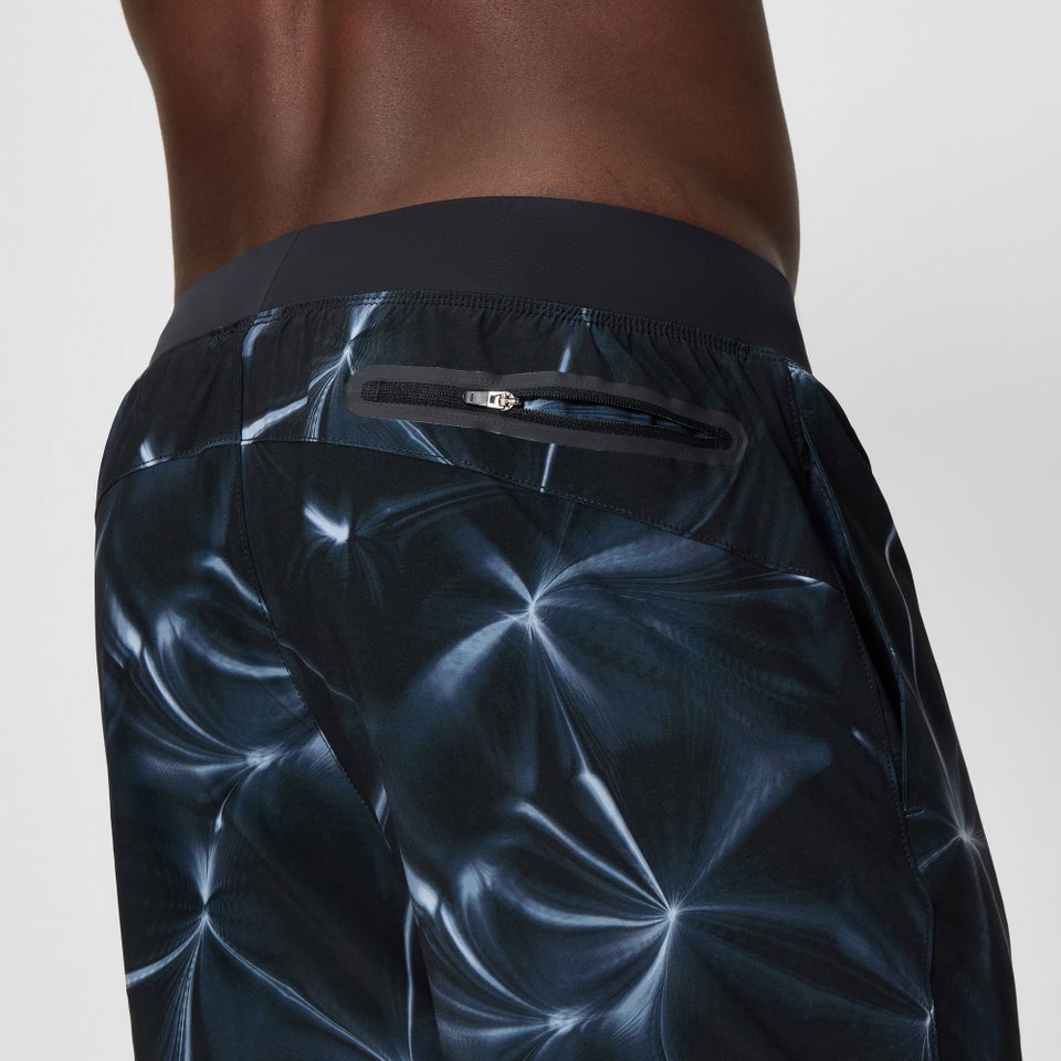 Men's Lookout Printed 40cm Swim Shorts Black/Grey