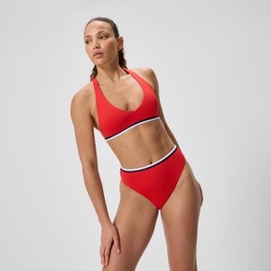 Damen Jetstream Bikinihose Rot/Weiß