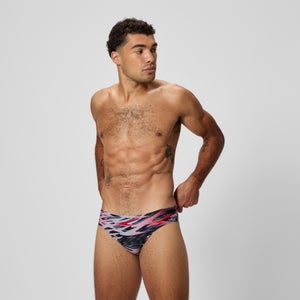 SPEEDO HYPERBOOM PRINT BRIEF 2.5@@ BLK/RED - 36