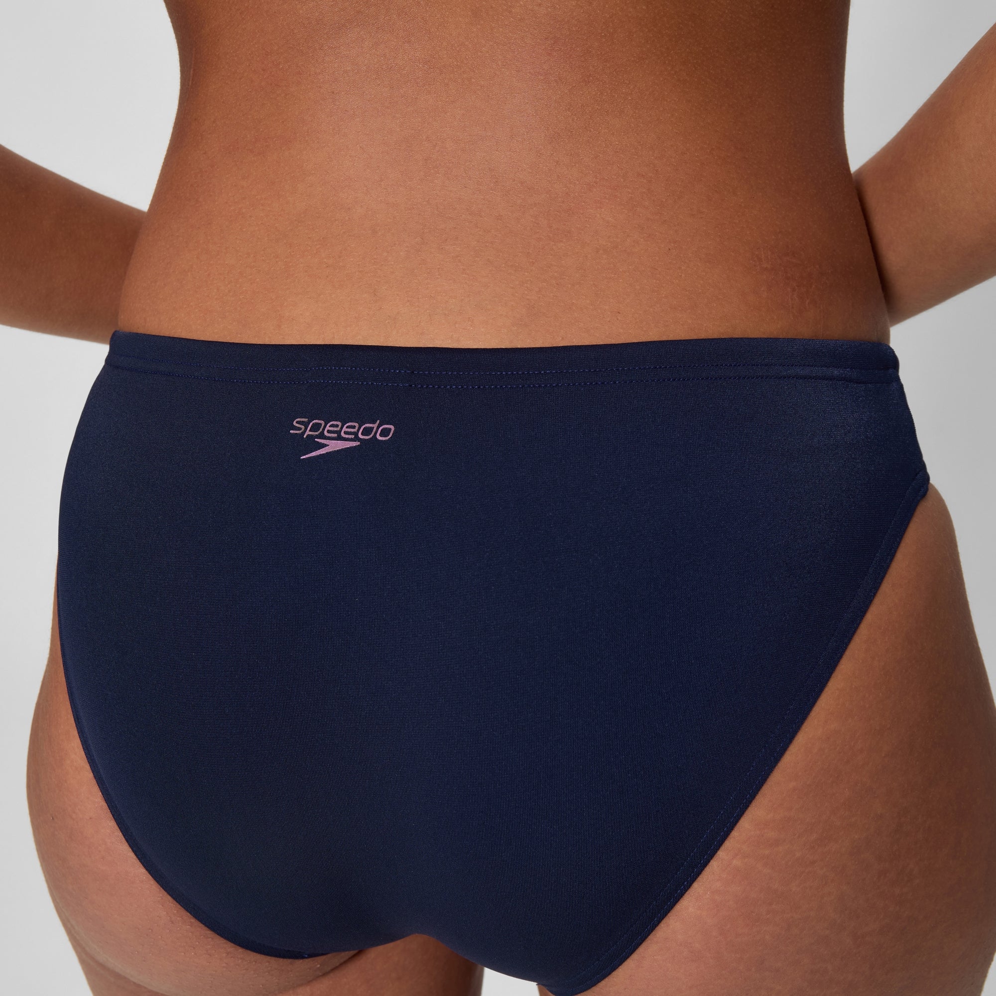 Women's Boom Solid Leaderback Two Piece Navy/Pink | Speedo USA
