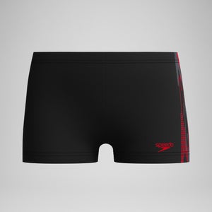 Jungen Placement Aquashorts Schwarz/Rot