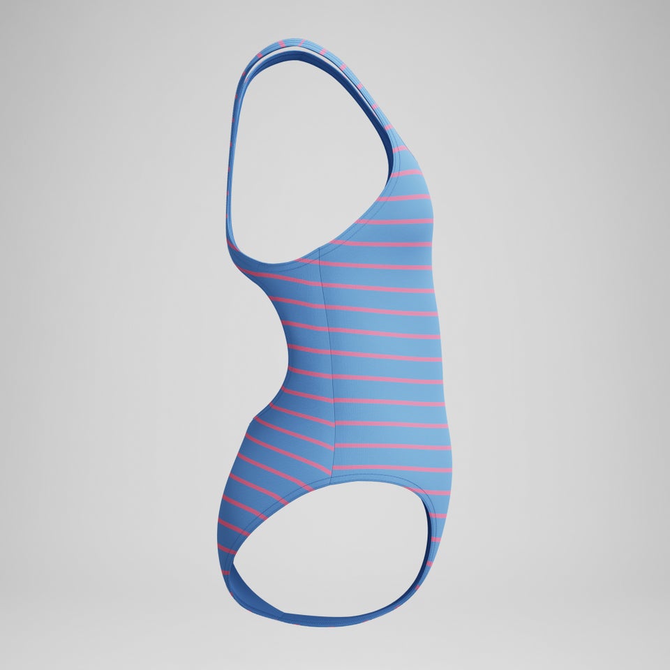 Mädchen Medalist Badeanzug mit Print Blau