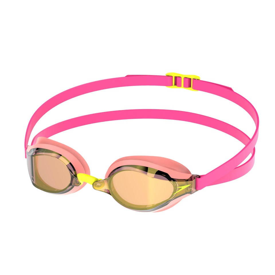 Lunettes de natation Adulte Fastskin Speed Socket 2.0 à effet miroir LTD orange/or