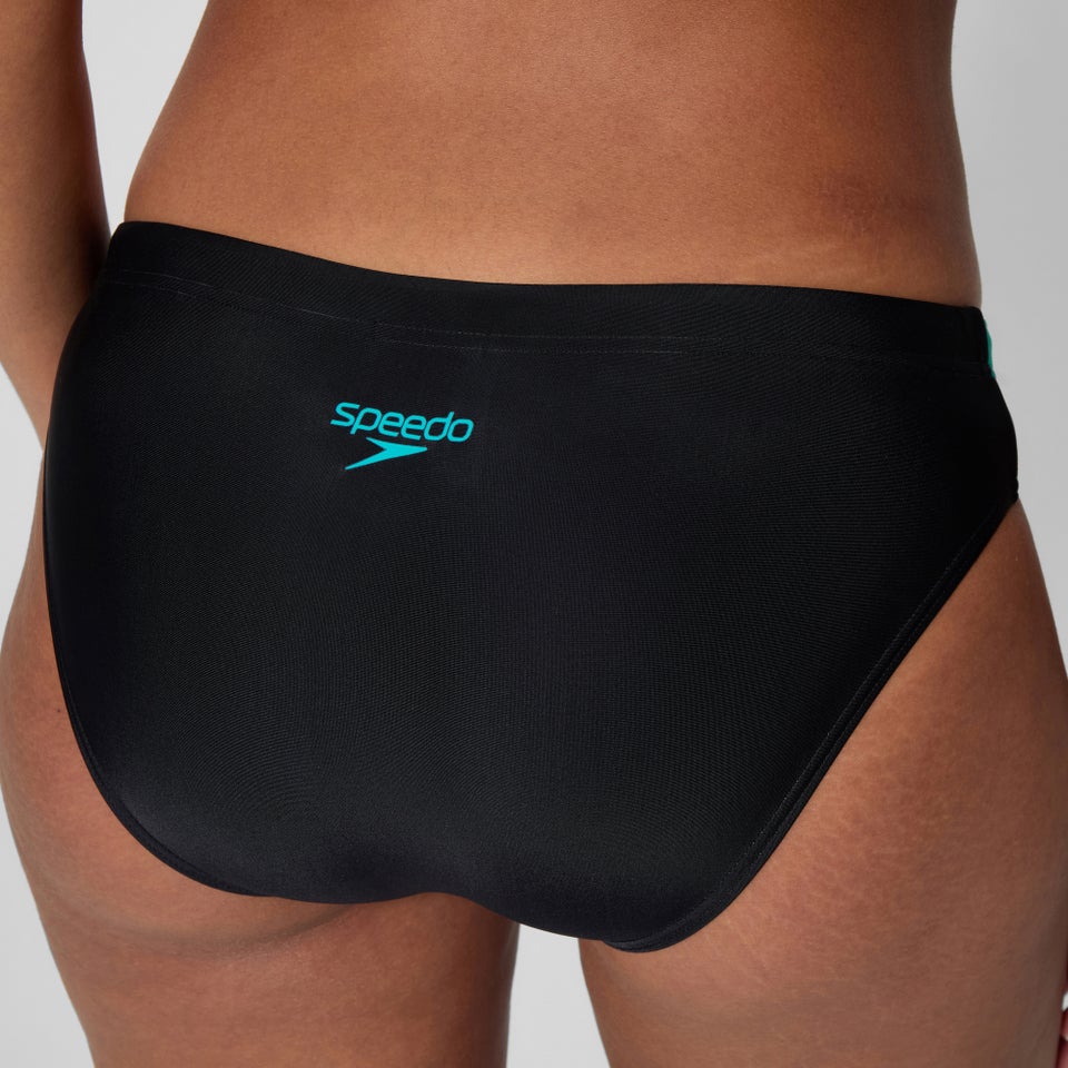 Women's Colorblock Splice 2.0 Two Piece Black/Turquoise