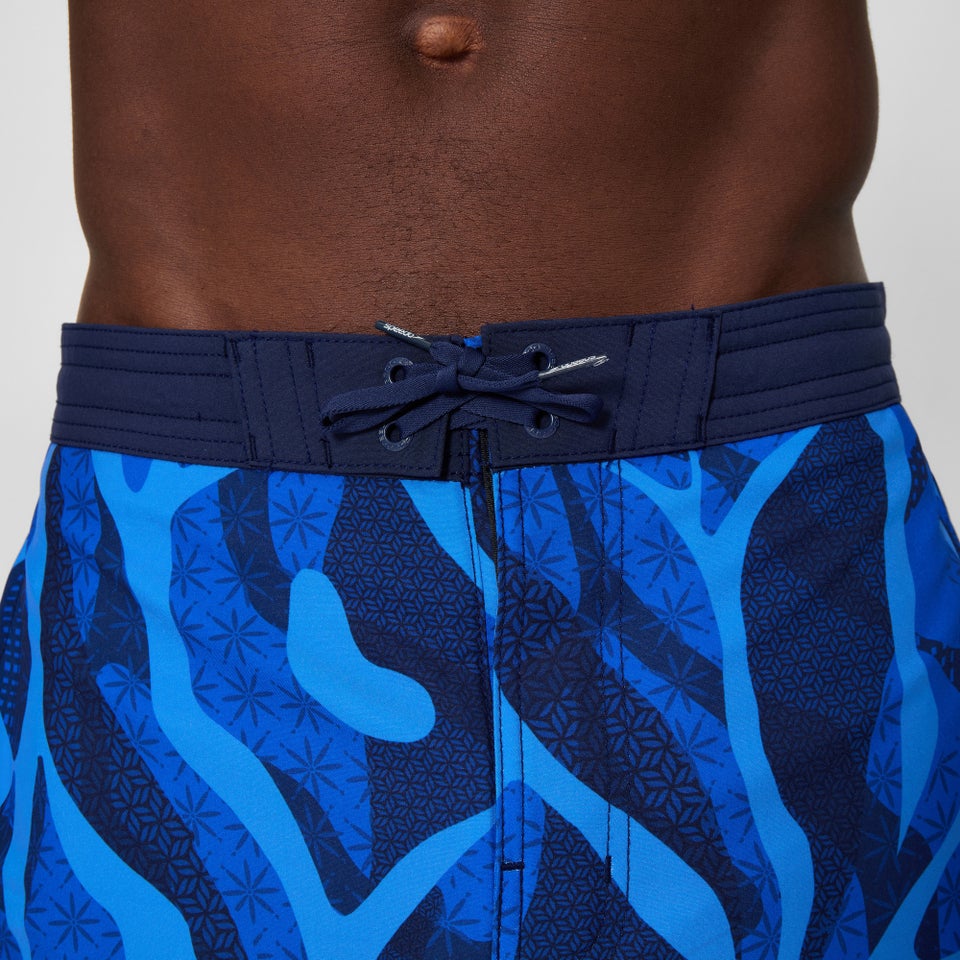 Men's Bondi Print 20" Boardshorts Navy/Blue
