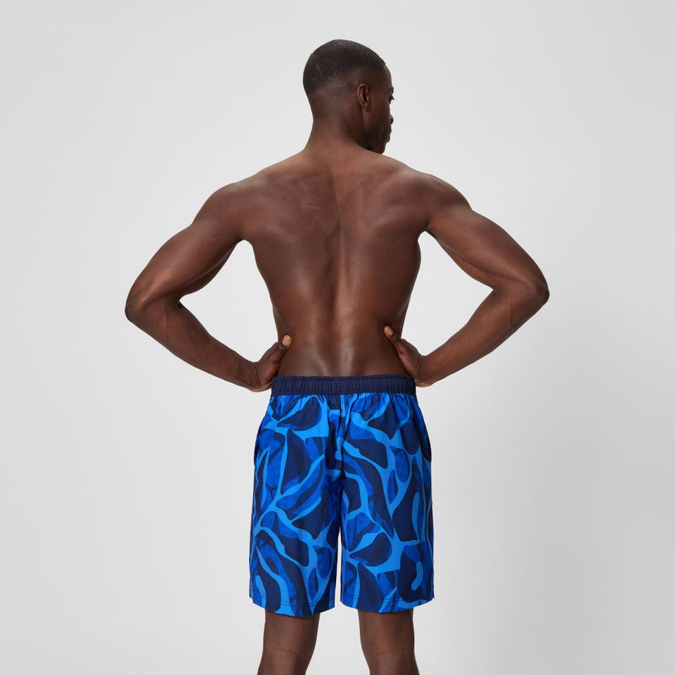 Men's Bondi Print 20" Boardshorts Navy/Blue