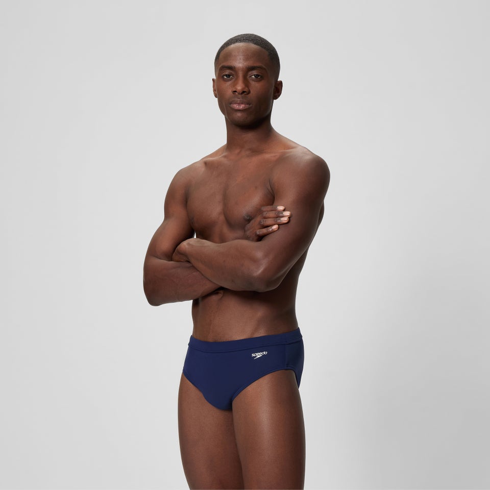 Men's The Speedo Solid 3" Brief Navy
