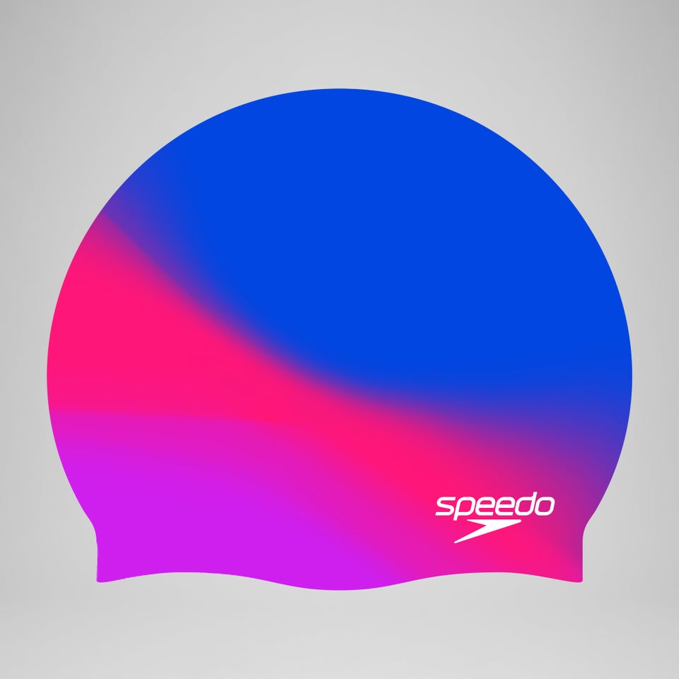 Junior Multi Colour Silicone Cap Blue/Pink