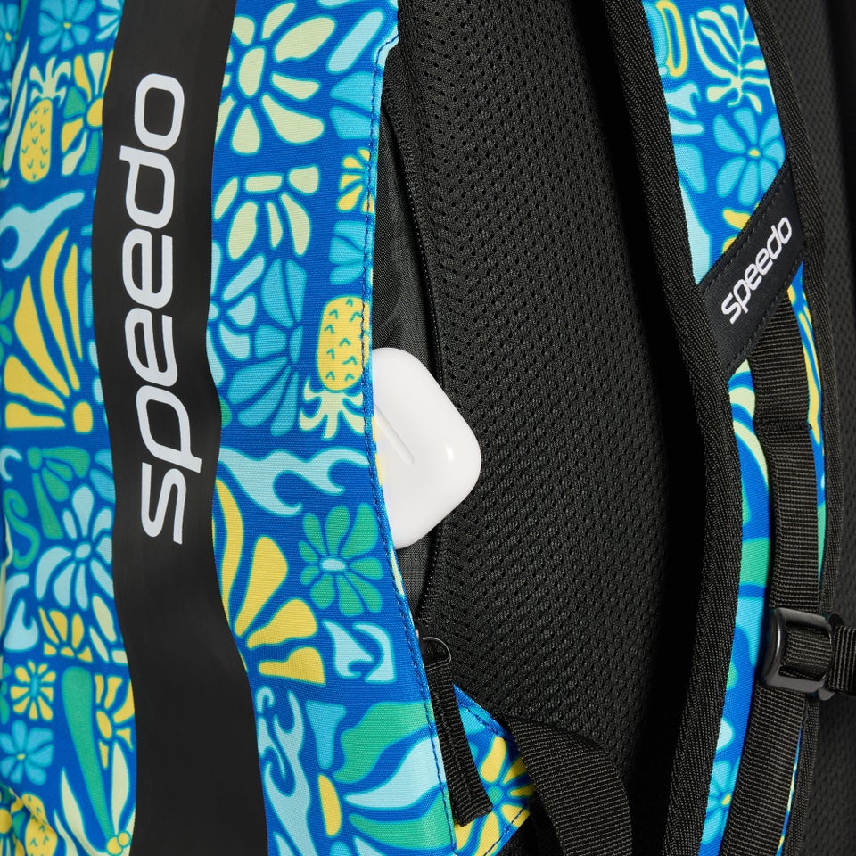 Printed 35L Team Rucksack Blue