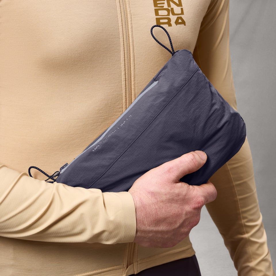 Herren AllTrack Ride Packbare Jacke - Carbon Grau