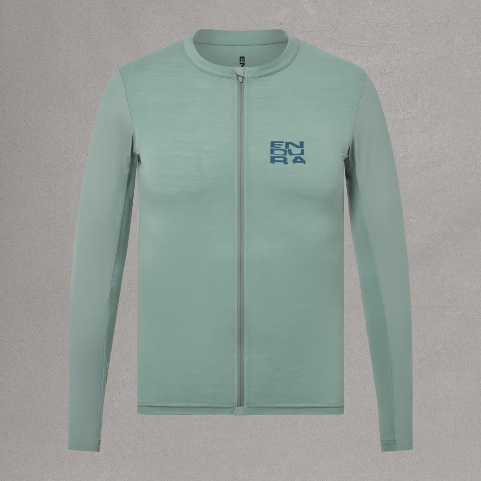 Men's AllTrack Ride L/S Jersey - Sage Green