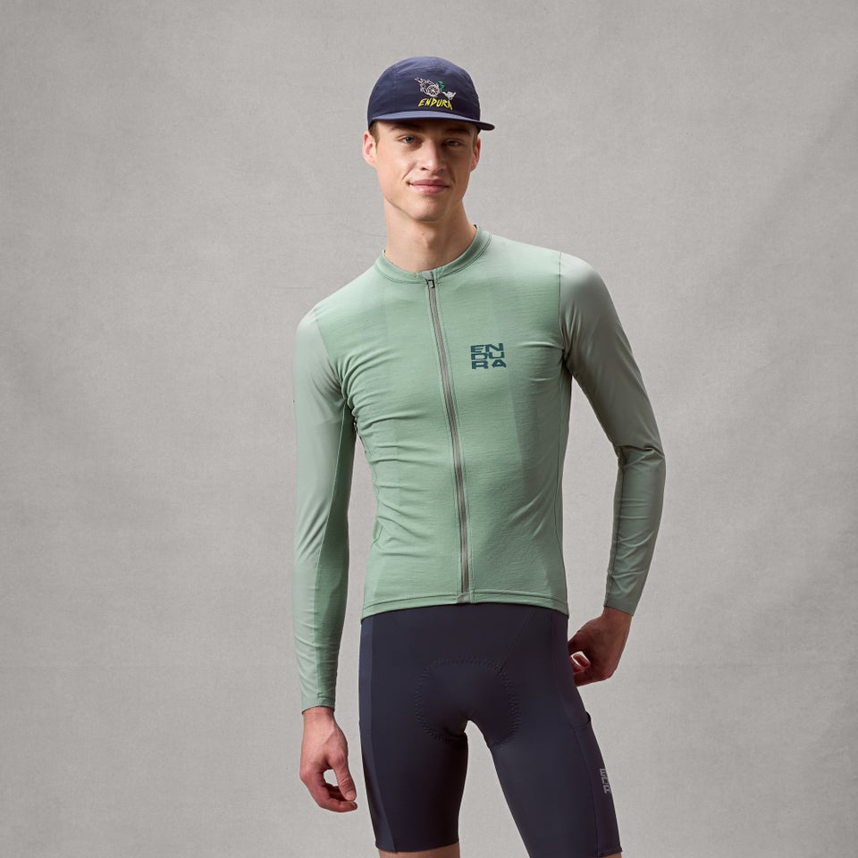 Men's AllTrack Ride L/S Jersey - Sage Green