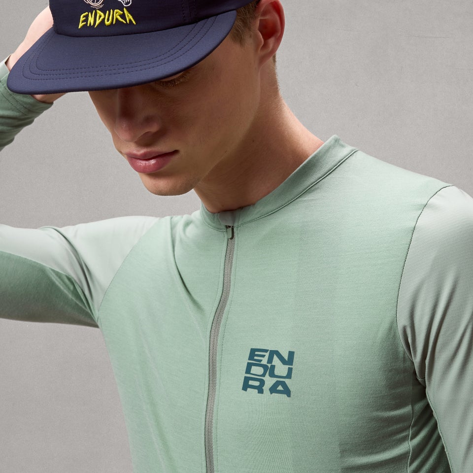 Men's AllTrack Ride L/S Jersey - Sage Green