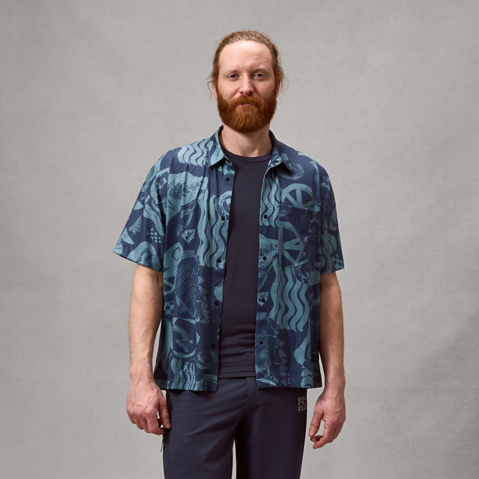 Unisex AllTrack Ride K/A Resort Shirt - Carbon Grau