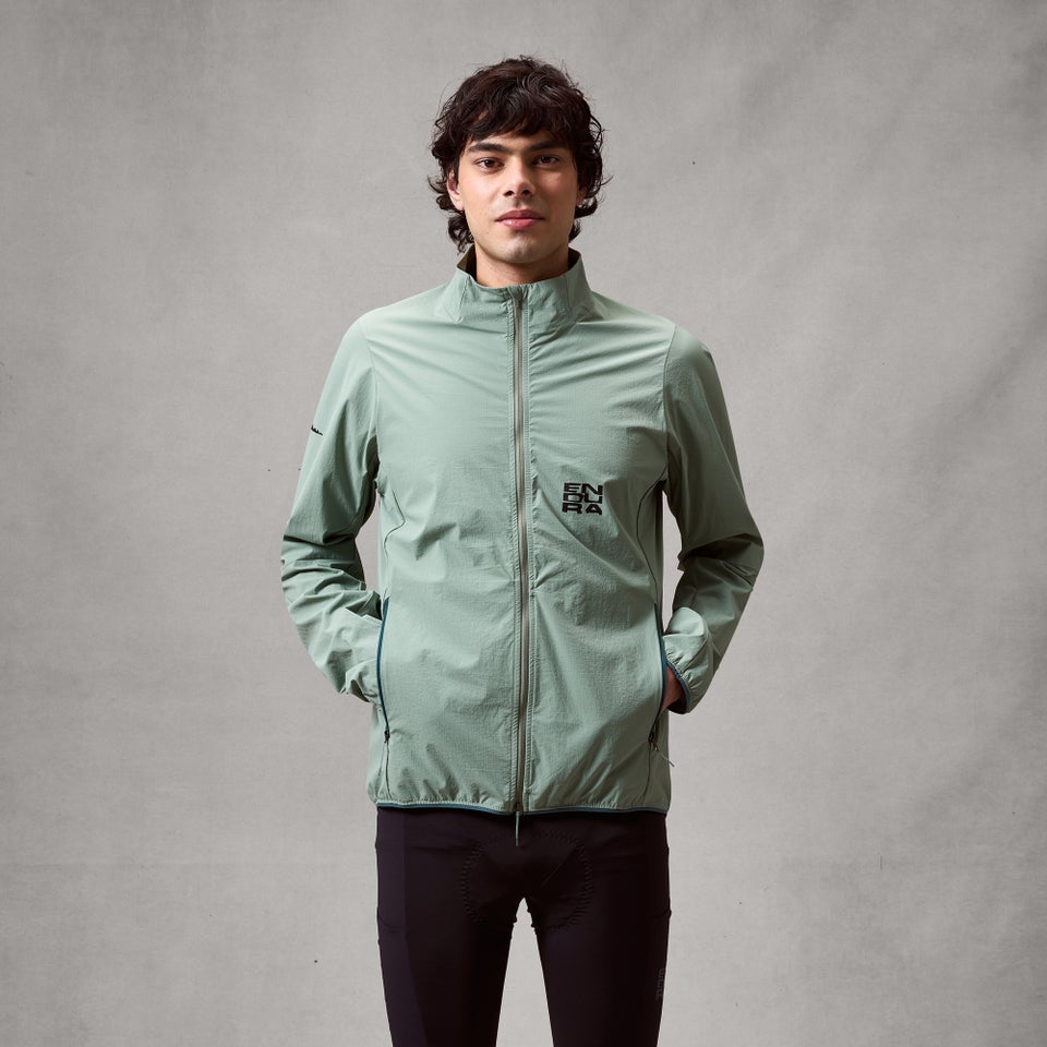 Men's AllTrack Ride Packable Jacket - Sage Green