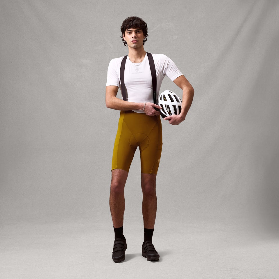 Men's AllTrack Ride Bib Shorts - Trail Bronze