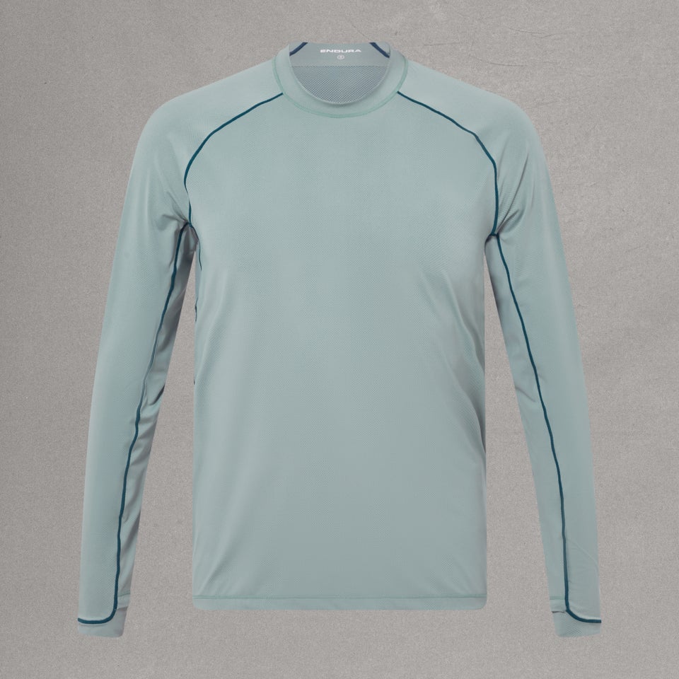 Men's AllTrack Rout L/S Tech Tee - Sage Green