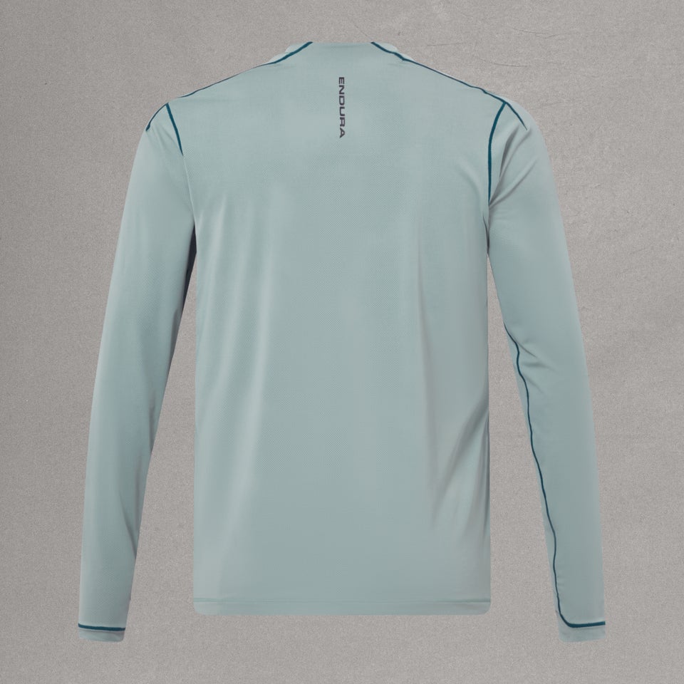 Men's AllTrack Rout L/S Tech Tee - Sage Green
