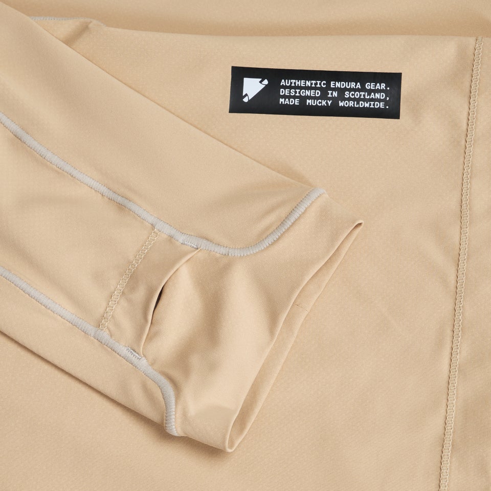 Men's AllTrack Rout L/S Tech Tee - Sand