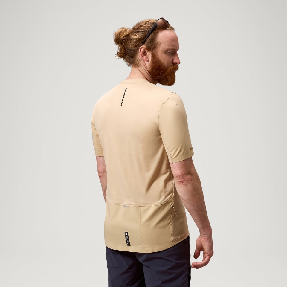 Men's AllTrack Ride S/S Tech Tee - Sand