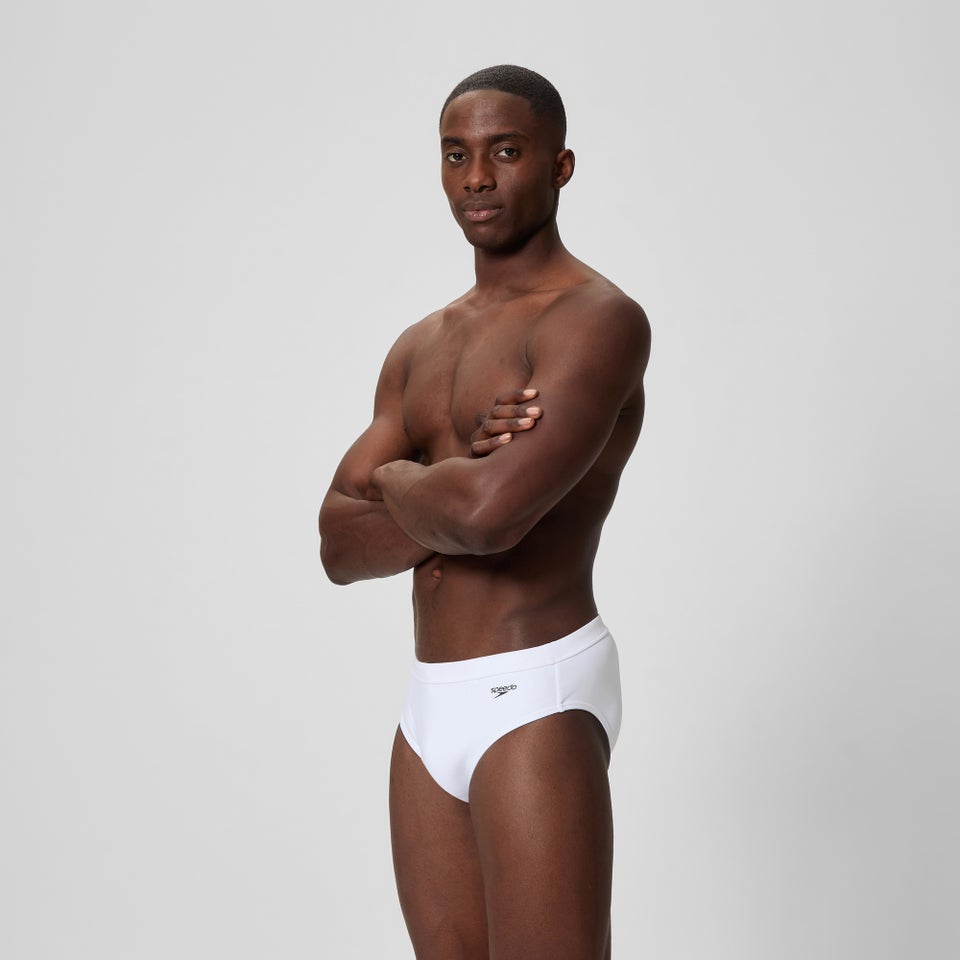 Men's The Speedo Solid 3" Brief White