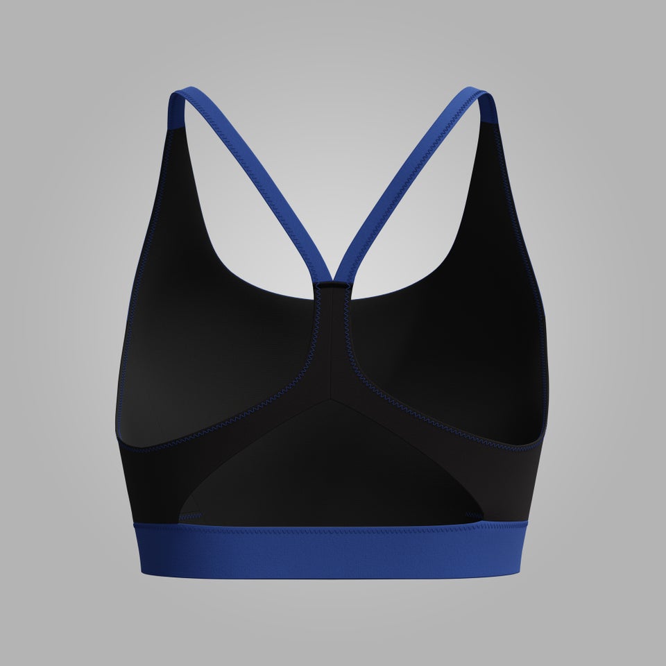 Women's Colorblock Bikini Top Blue/Black