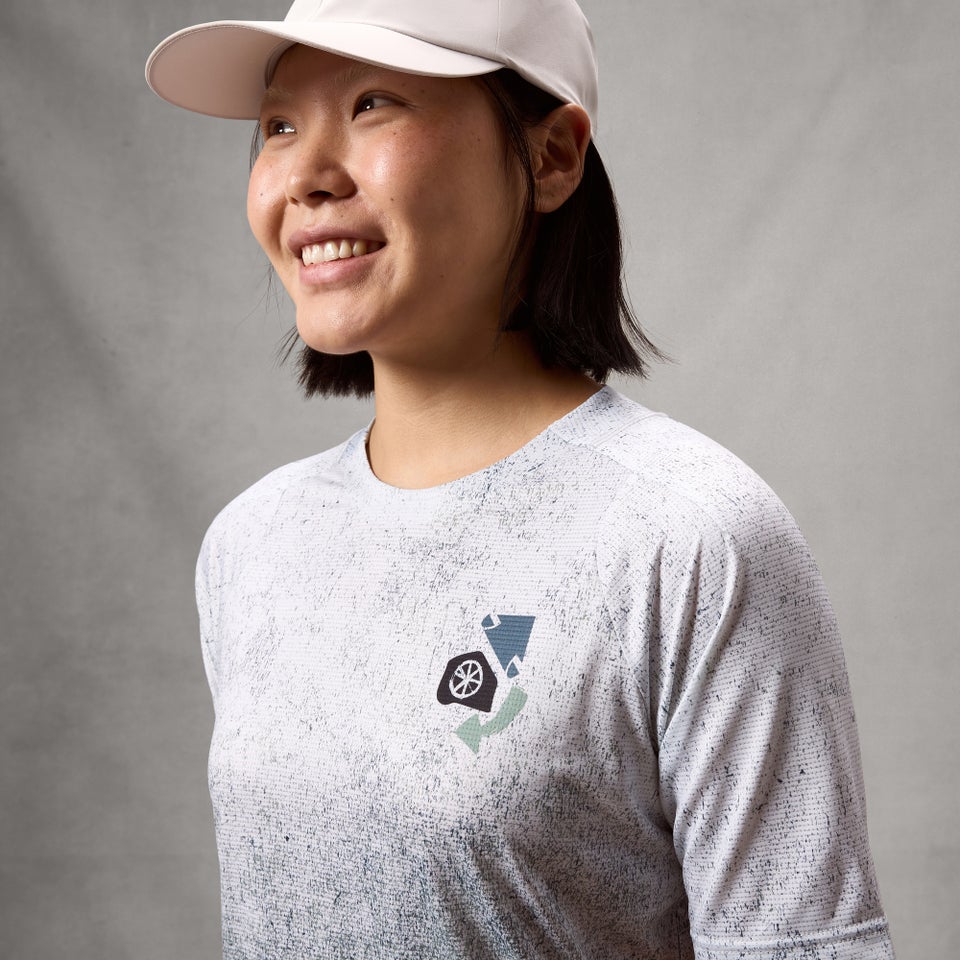 Damen SingleTrack K/A Print T-Shirt - Aero Blau