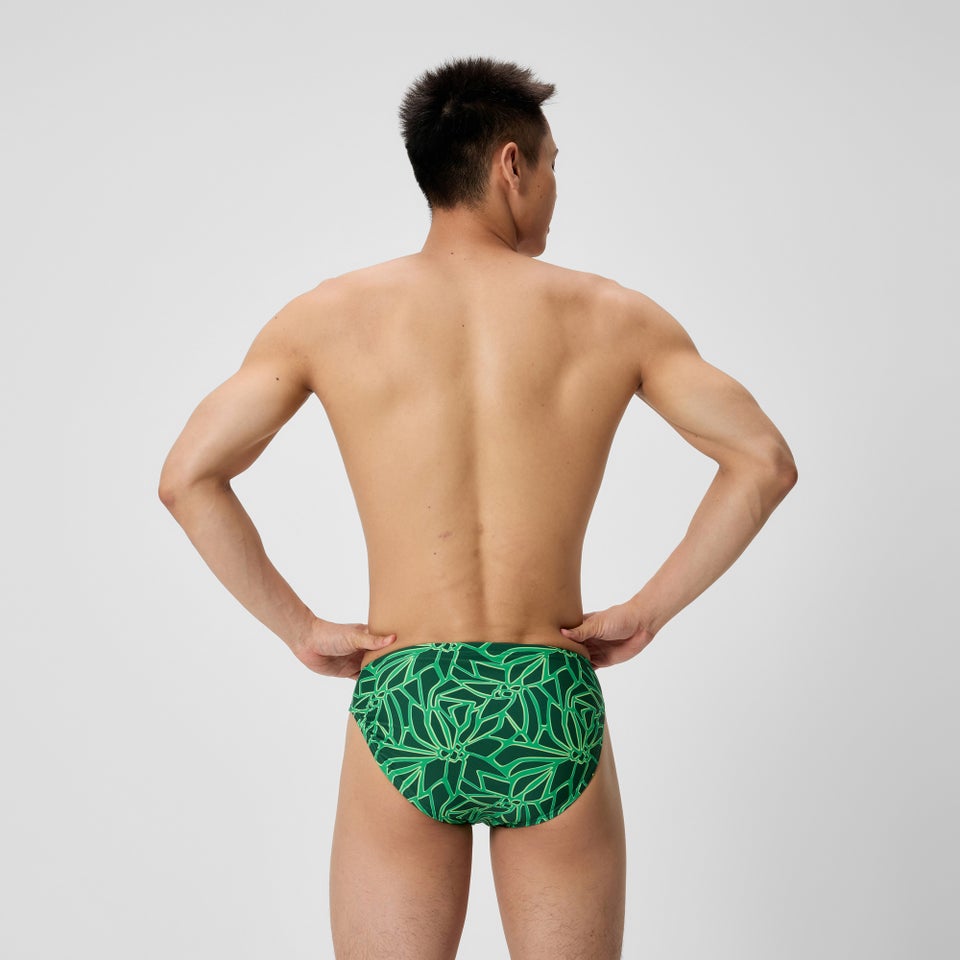 Men's Club Training Printed Brief Green