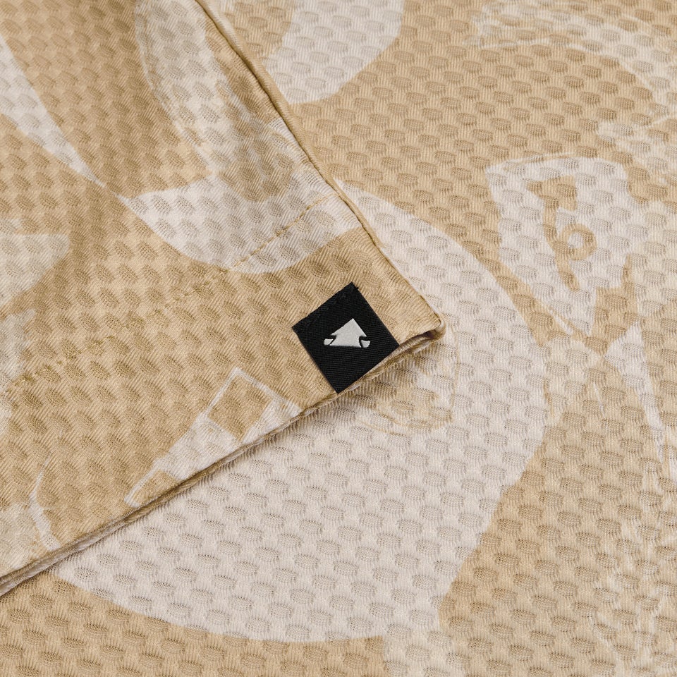 Unisex AllTrack Ride S/S Resort Shirt - Sand