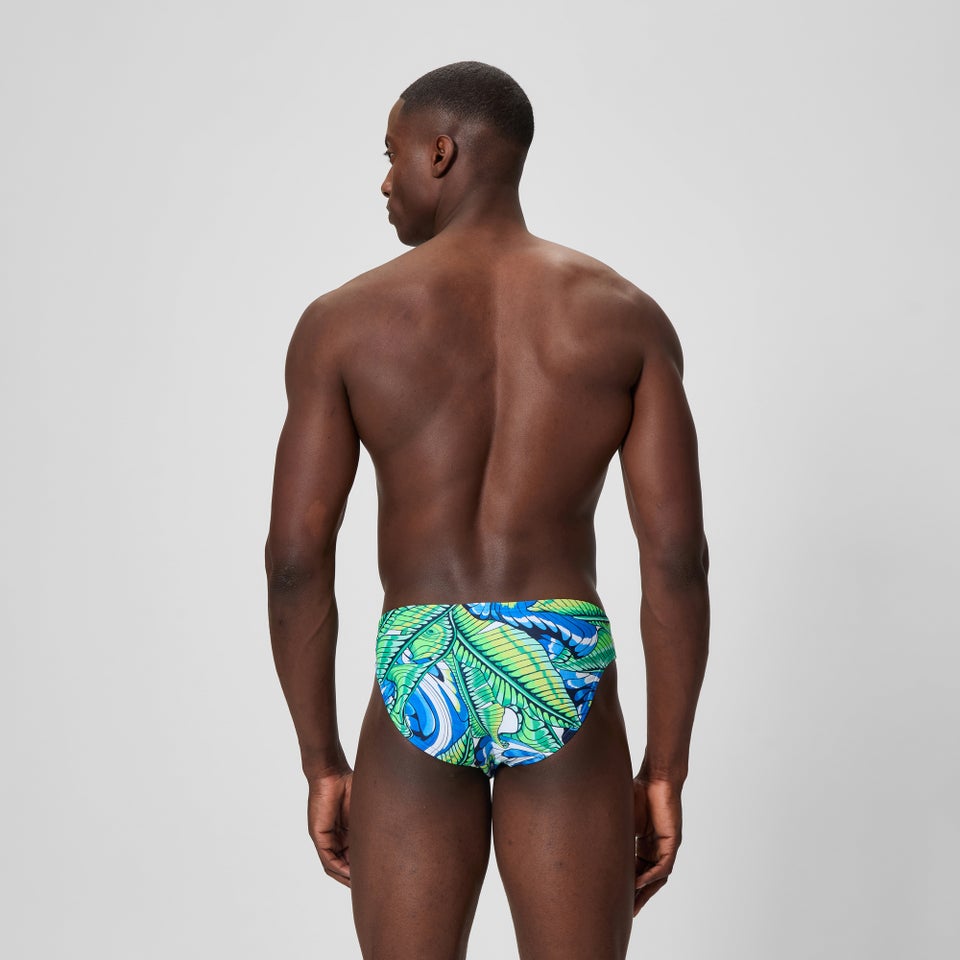 Men's Beachstar Printed 2" Brief Green