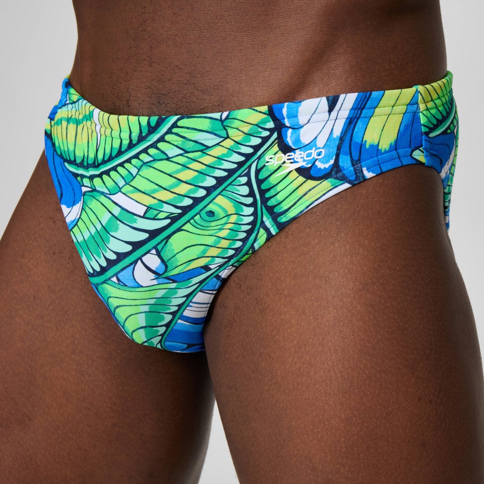 Men's Beachstar Printed 2" Brief Green