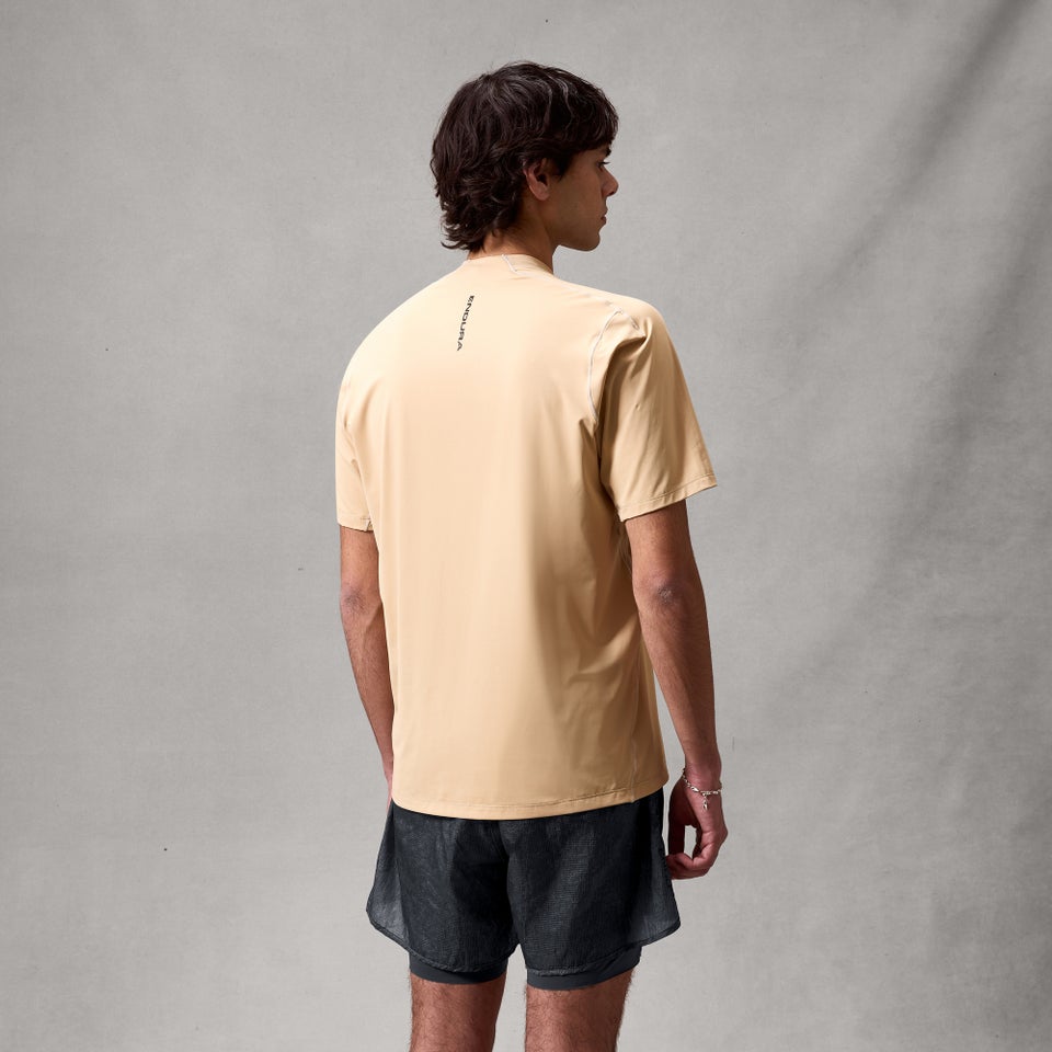 Men's AllTrack Rout S/S Tech Tee - Sand