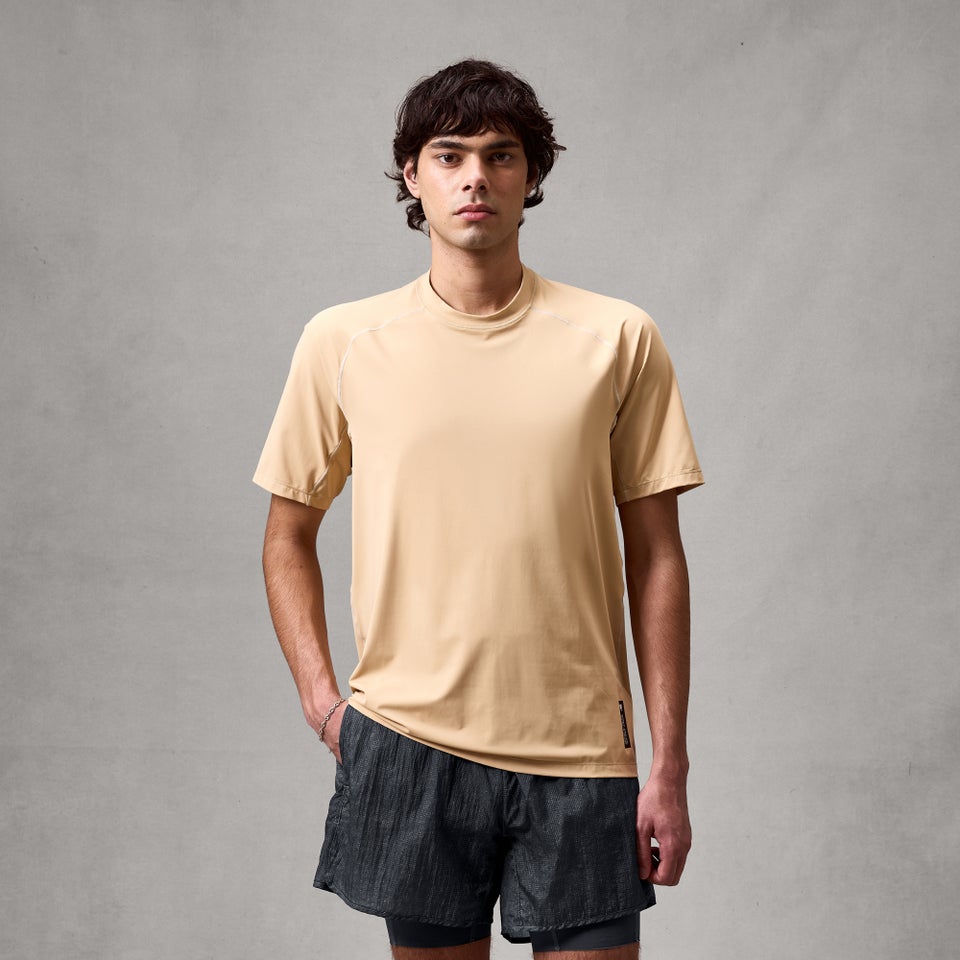 Men's AllTrack Rout S/S Tech Tee - Sand
