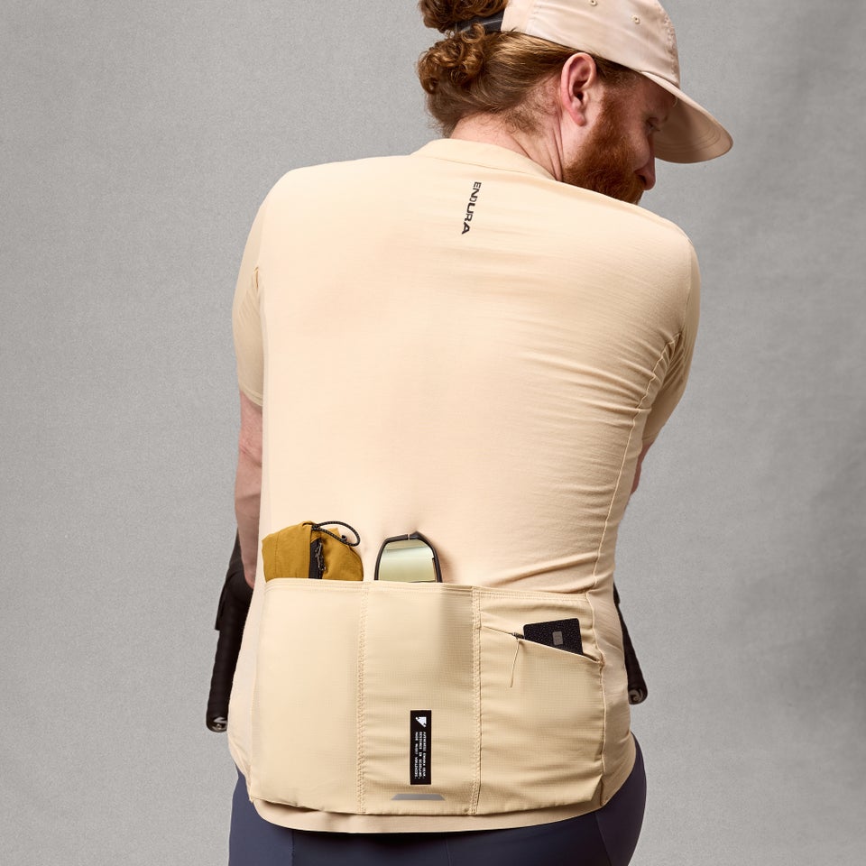 Men's AllTrack Ride S/S Jersey - Sand