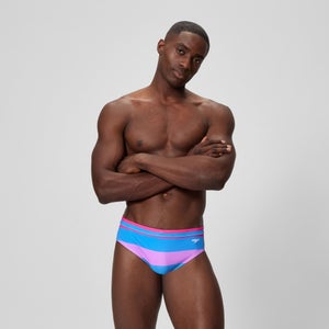 SPEEDO PRINT COMFORT BRIEF (MID) PUR/PNK - 34