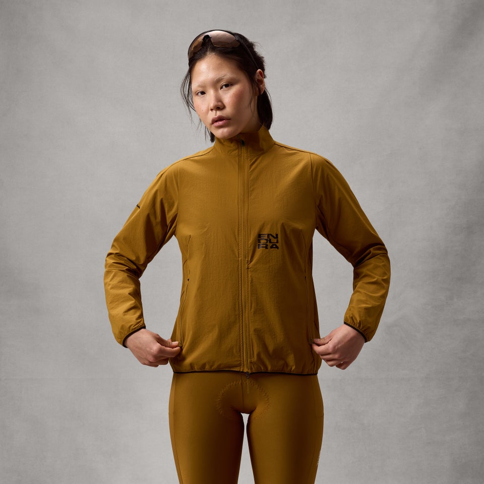 Women's AllTrack Ride Packable Jacket - Trail Bronze