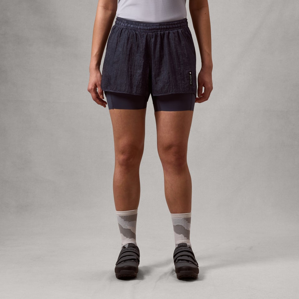 Damen AllTrack Lite Lined Shorts - Carbon Grau