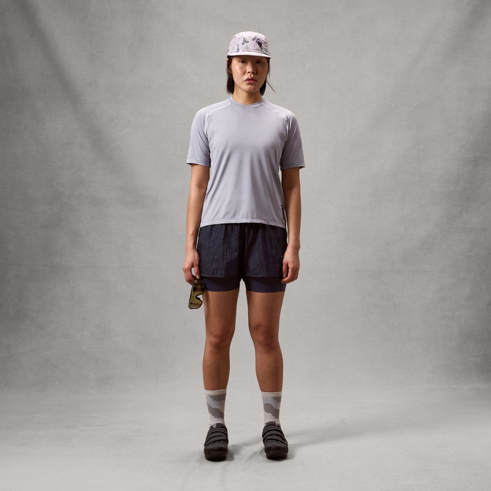 Damen AllTrack Lite Lined Shorts - Carbon Grau