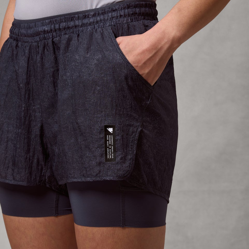 Damen AllTrack Lite Lined Shorts - Carbon Grau