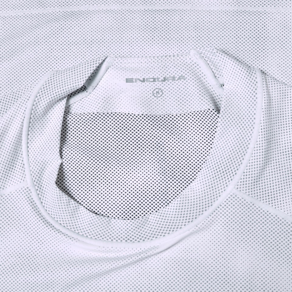 Herren AllTrack Rout L/A Tech T-Shirt - Weiß