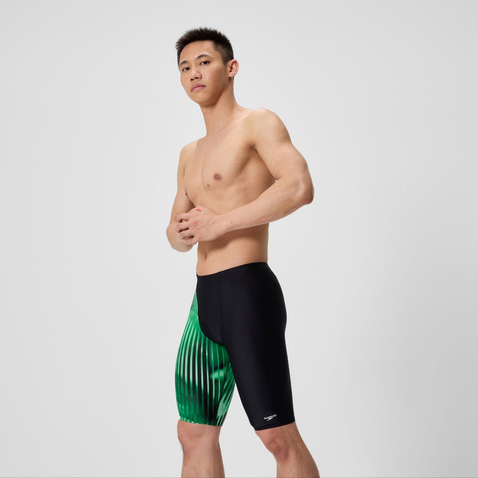 Men's Club Training Printed Jammer Green/Black