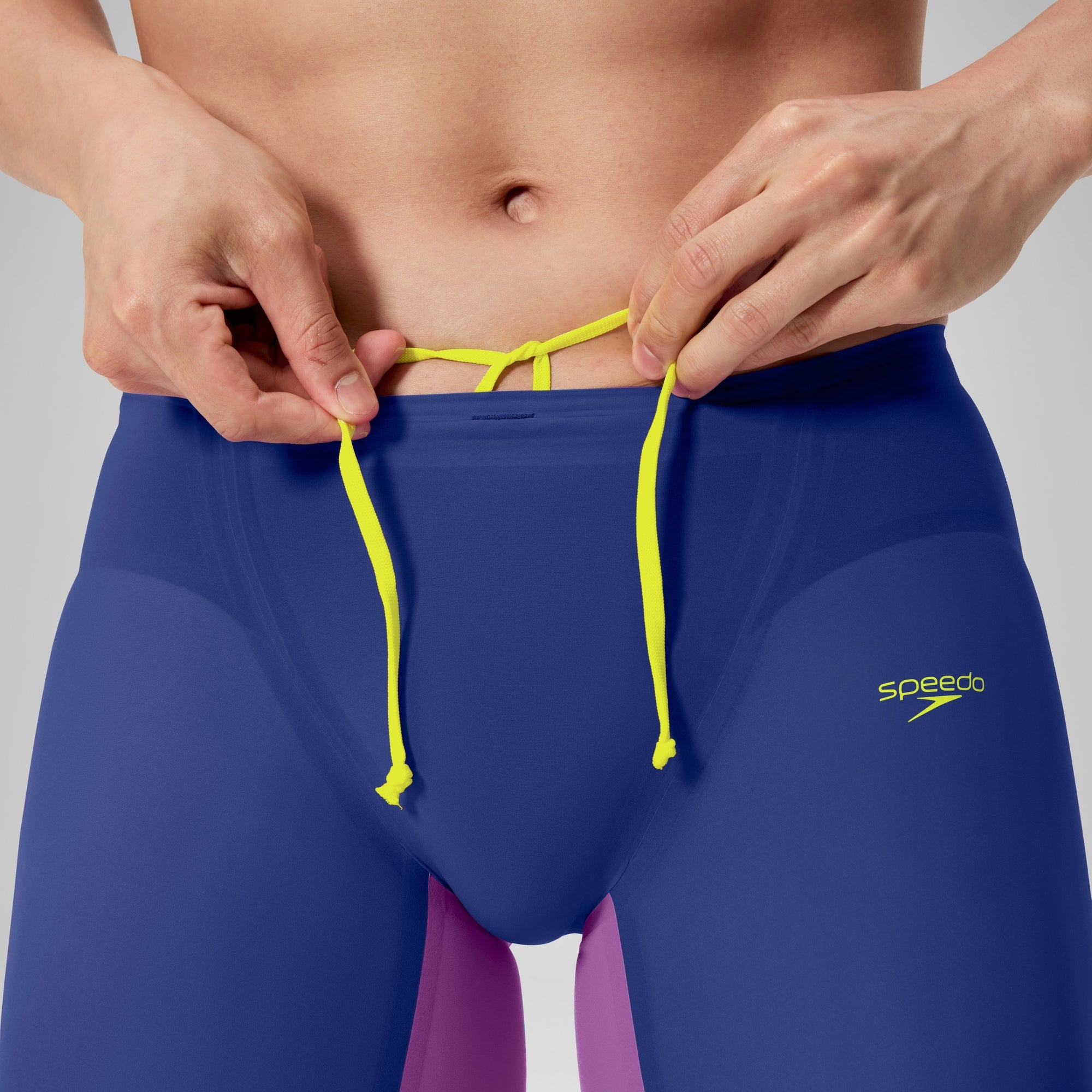 Men's Fastskin LZR Pure Valor 2.0 Jammer Navy/Purple | Speedo USA